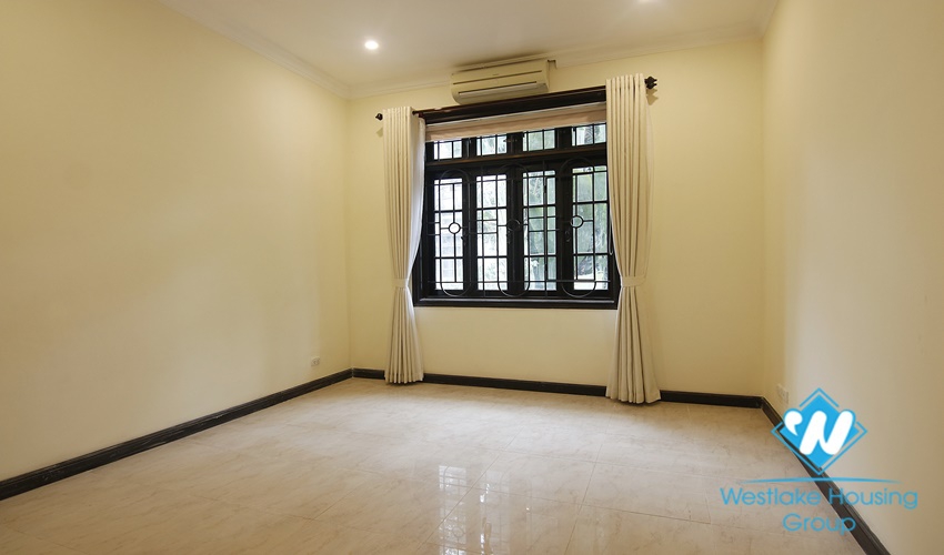 Charming house with large garden around for rent in Ciputra, Tay Ho, Hanoi